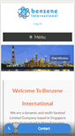 Mobile Screenshot of benzeneinternational.com